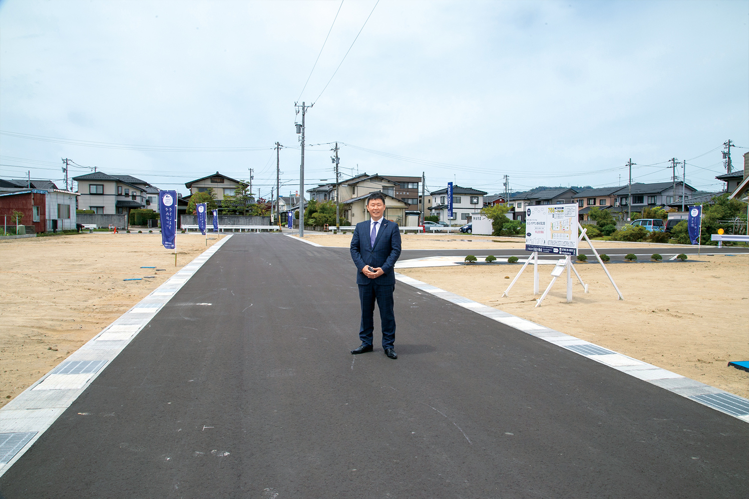 全12区画の建売住宅予定地